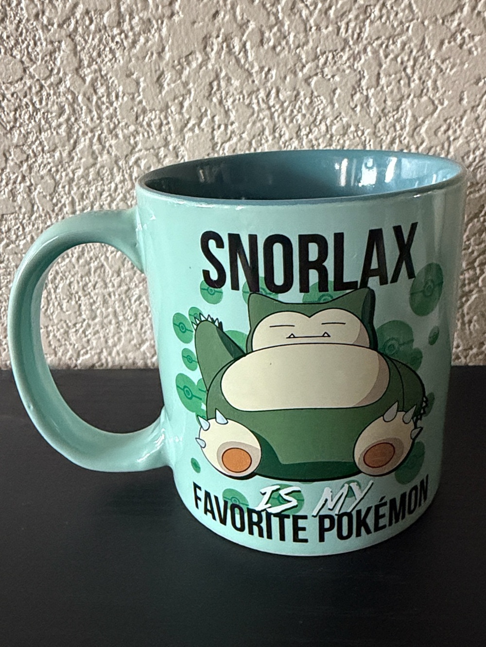 Silver Buffalo Snorlax Is My Favorite Pokémon Aqua Coffee Tea Cocoa Mug